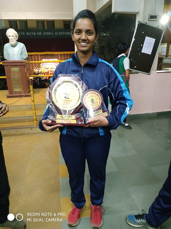 JANHAVI KADAM - Selected for zonals in throwball in 2018-19