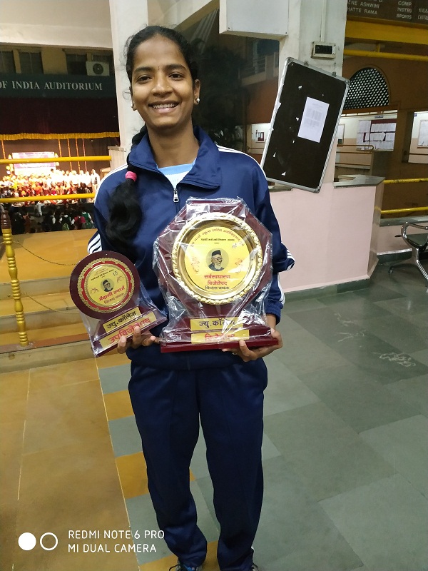 KAVITA CHAVAN - Selected for zonals in cricket team in 2018-19