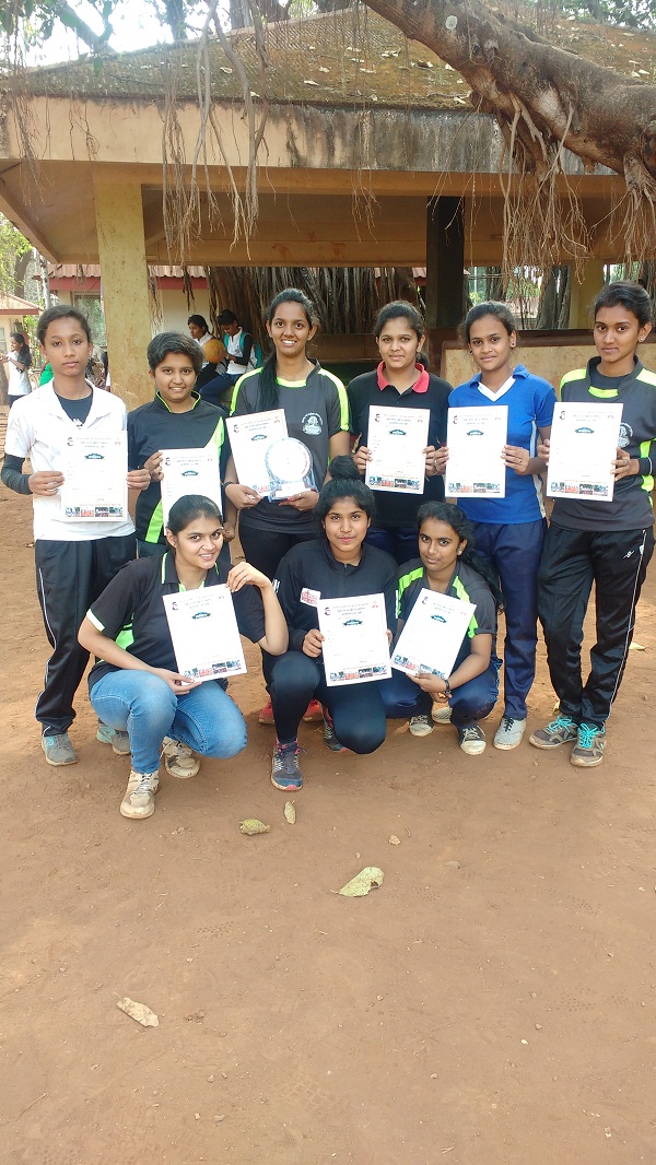 PGSSA throwball winner team 2018-19