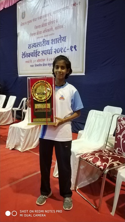 manasvi andurkar - national player in ring tennis 2018-19