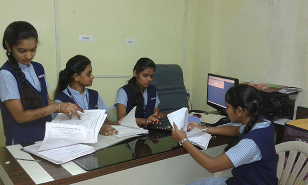 On the job training at Sharada bank
  