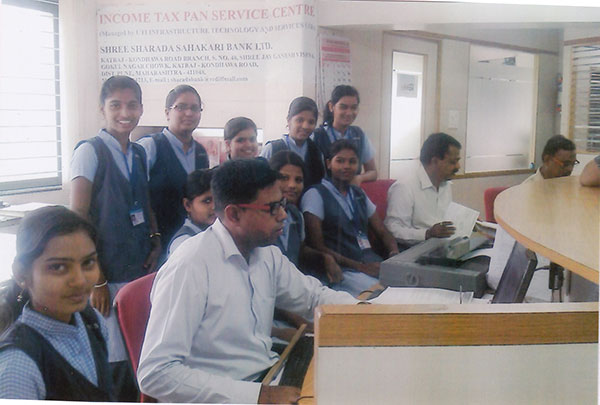 On the job training at Sharada bank