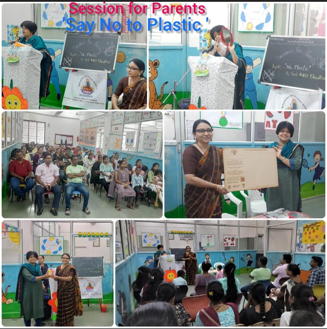 Parent  Session- ‘Say No to Plastic’